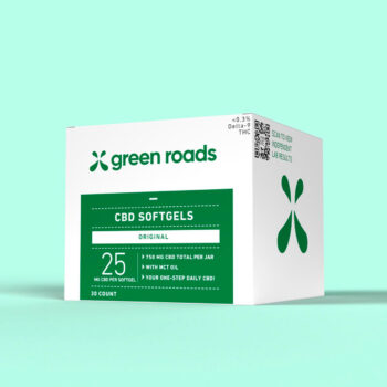 Green Roads, CBD Softgels, Isolate THC-Free, 30ct, 750mg CBD