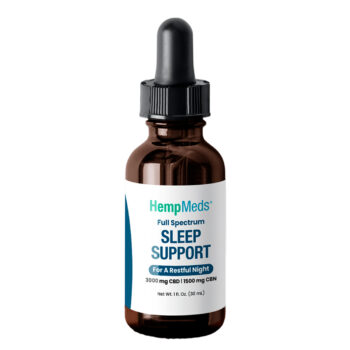 HempMeds, Sleep Support CBN+CBD Oil, Full Spectrum, 1fl oz, 1500mg CBN + 3000mg CBD