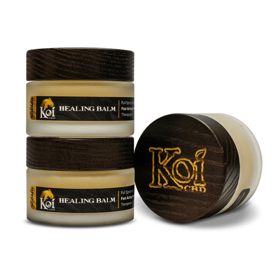 Koi CBD, Hemp Extract Healing CBD Balm, 1.7oz, 1000mg CBD