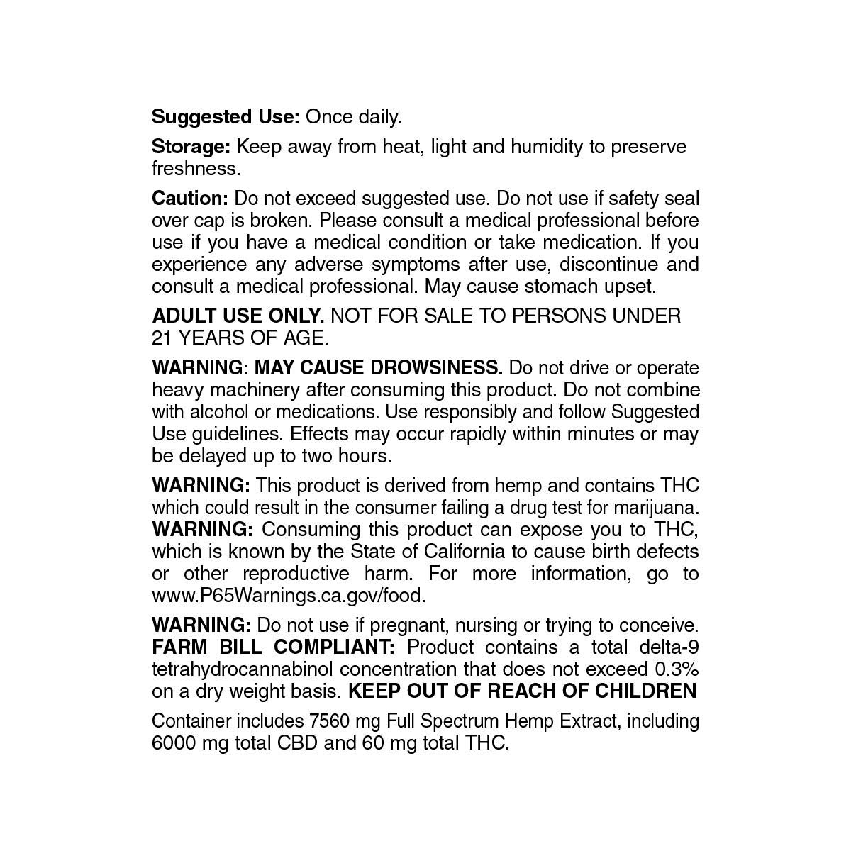 cbdMD, Deep Relax THC + CBN + CBG + CBD Tincture, Full Spectrum, 1fl oz, 60mg THC + 750mg CBN + 750mg CBG + 6000mg CBD
